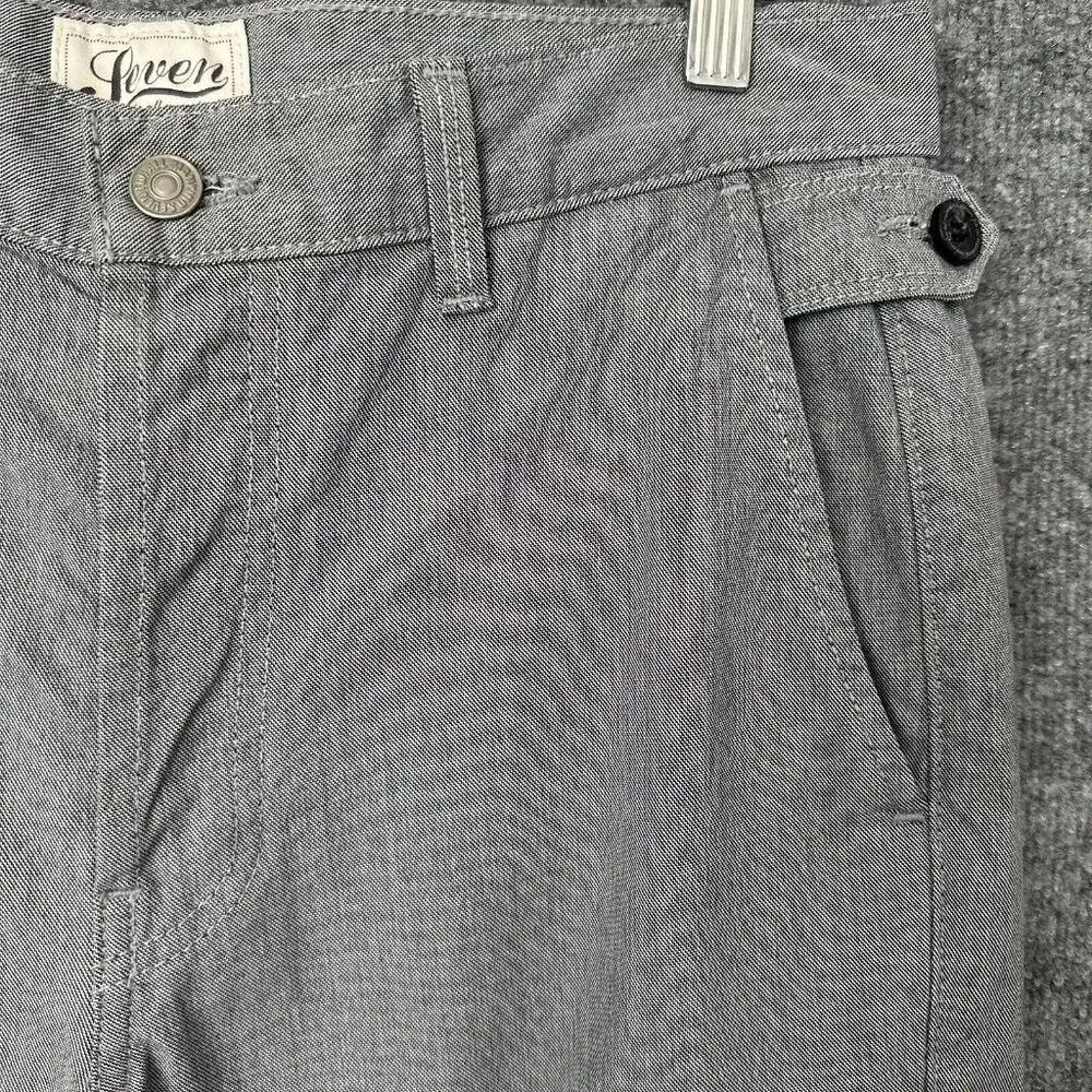 7 For All Mankind Shorts Mens 30 Grey Cargo Classic Fit Casual Preppy Summer - Picture 7 of 14
